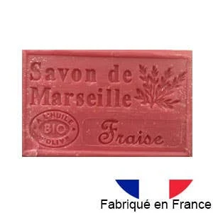 Savon de Marseille - profumo Fragola - 125g