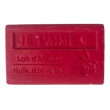 Sapone al latte d'asina "Ti amo" - profumo Passione - 125g