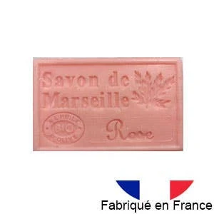 Sapone di Marsiglia - profumo Rosa - 125g